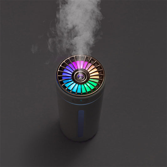 Cute LED aromatherapy humidifier for car